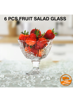  6 Pcs Waterford Crystal Colleen Short Stem Fruit Salad Glass, G049